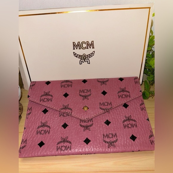 MCM Pink Logo Women's Bag